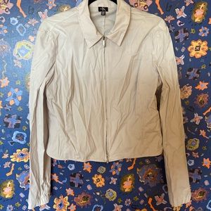Vintage Calvin Klein Zip Up Shirt/Jacket